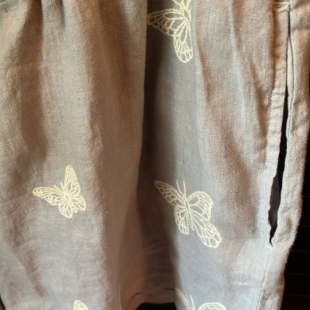 JOHNNY WAS J W Los Angeles Lorne Paperbag Shorts - Picture 3 of 5